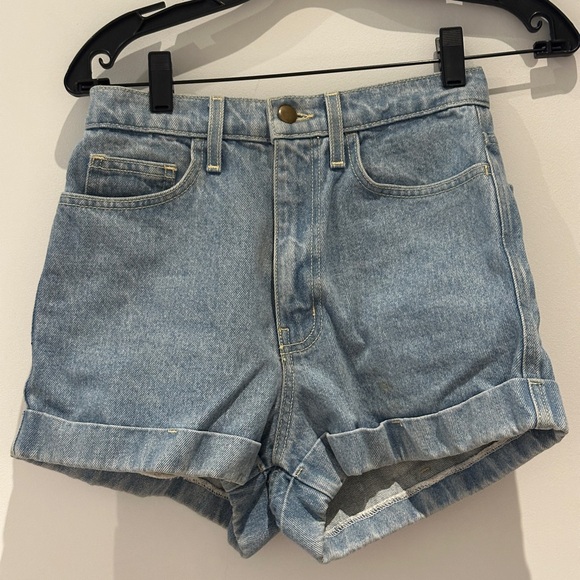 American Apparel Pants - American Apparel Light Blue Jean Shorts